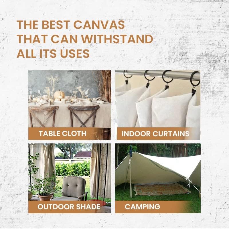 ZUPERIA canvas drop cloth pack of four provides budget-friendly coverage.