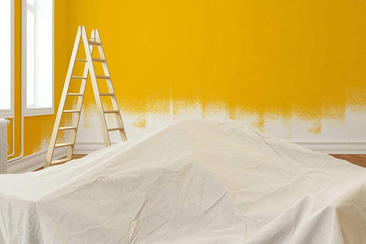 ZUPERIA drop cloth suitable for outdoor painting and messy creative setups.