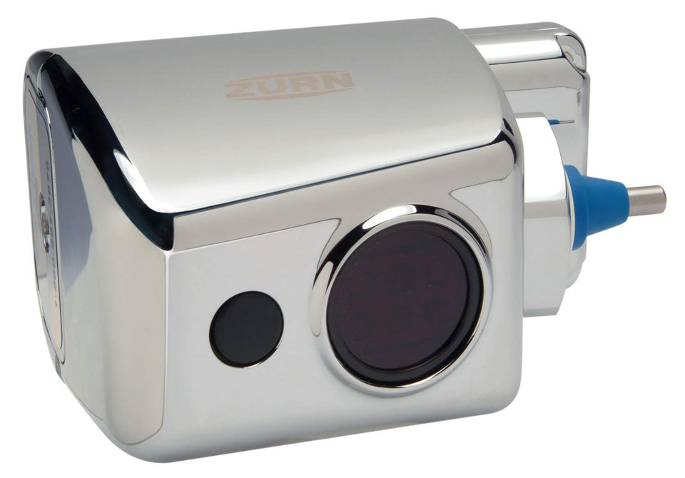 Zurn AquaSense EZ-Flush kit metal cover chrome for durable, hands-free look