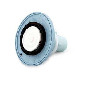 Zurn P6000-ECR-WS1 clog-resistant bypass in AquaFlush valve in use
