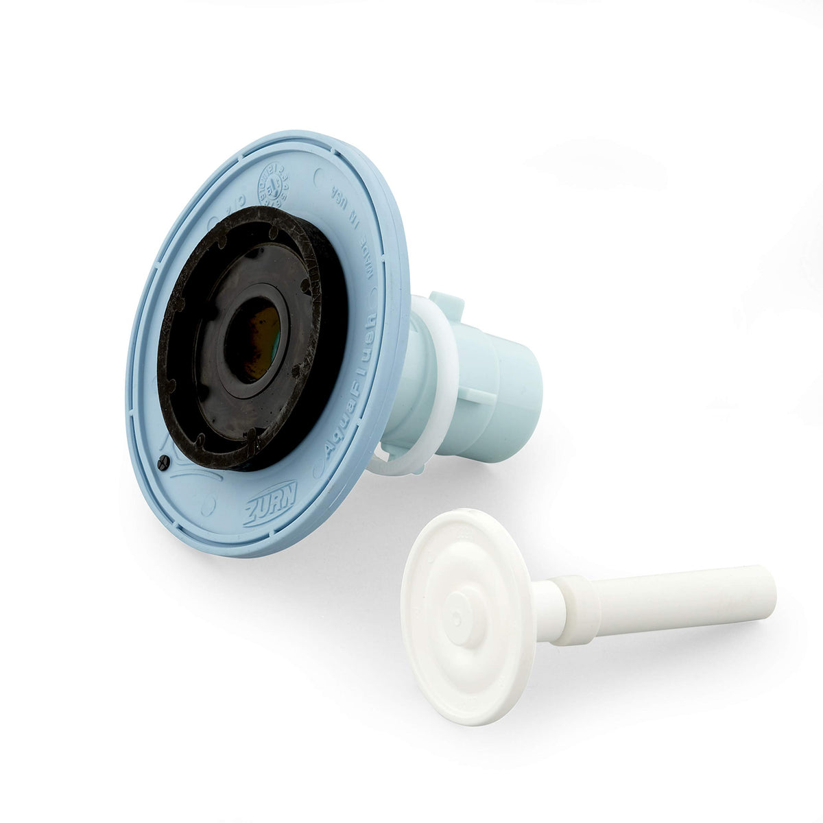 Zurn P6000-ECR-WS1 GO BLUE diaphragm feature demonstrates chemical resistance