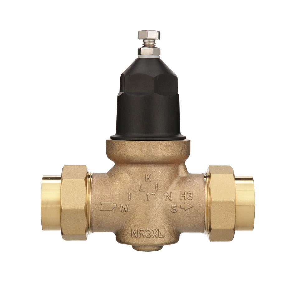 Zurn Wilkins NR3XLDU valve body showing robust construction for dependable residential pressure control.