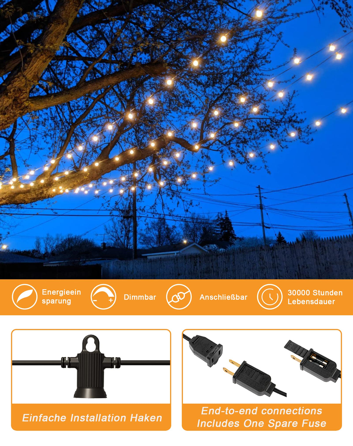 Zuske backyard ambience lighting for porch and gazebo gatherings.