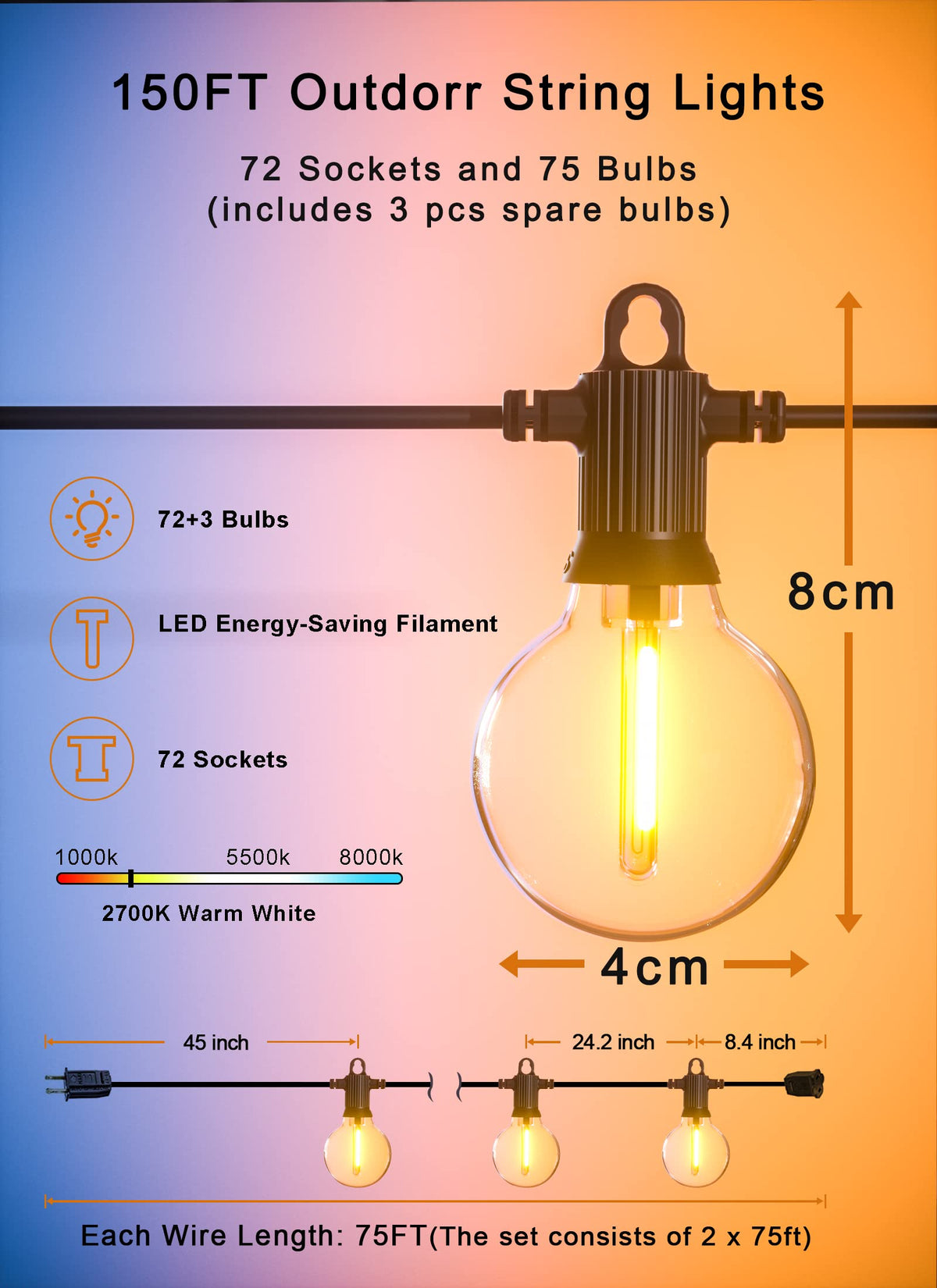Zuske dimmable control lets you adjust brightness for any mood.