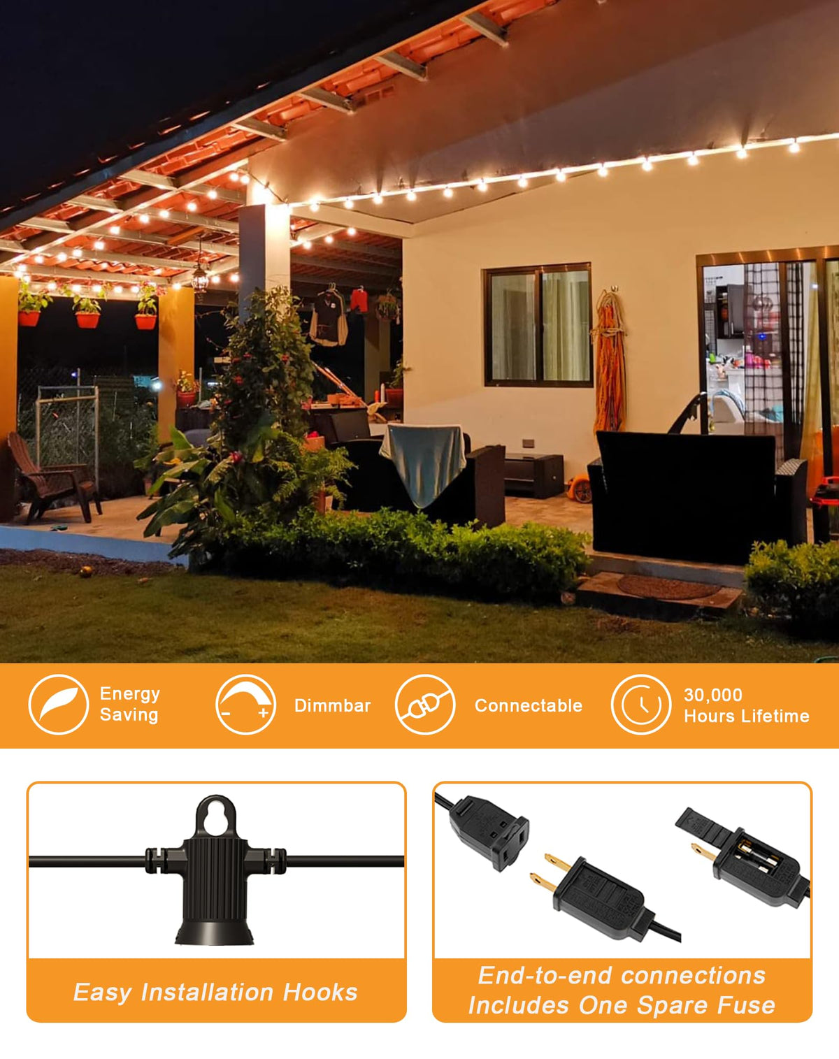 Zuske end-to-end connectable setup enables longer, scalable lighting.