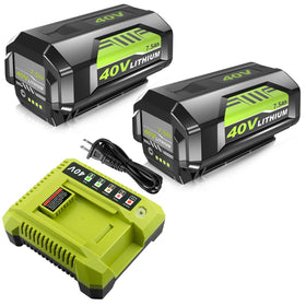 Zuyitoku OP4060 40V battery front view highlighting high capacity.