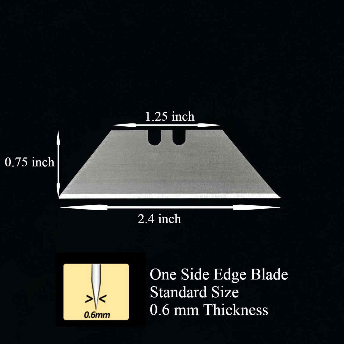 ZUZUAN standard-size blades fit most utility knives for versatile DIY use.