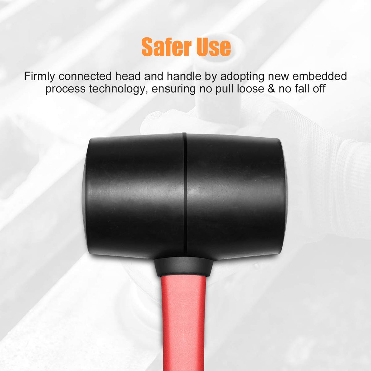 ZUZUAN mallet demonstrates embedded connection for secure head-to-handle assembly