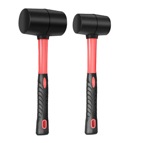 ZUZUAN rubber mallet with 8oz head shown for precise, damage-free impact on soft surfaces