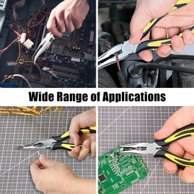 ZUZUAN needle-nose pliers ideal for small-part handling and wire work.