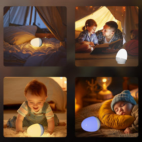 ZUZUKID Portable baby night light suitable for travel or moving between rooms.