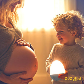 ZUZUKID Toddler-friendly night light offering a comforting glow in a dark room.