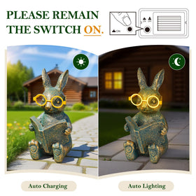 Zuzuzen Eco-friendly solar power switch operates automatically at night.