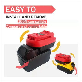 Easy installation demo with clear alignment for quick tool powerups.