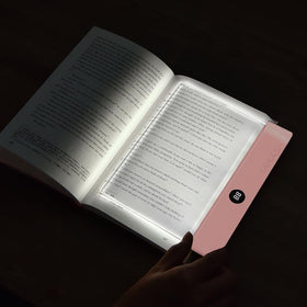 ZWJFDCBD Book Light flat panel lamp for even page illumination during night reading