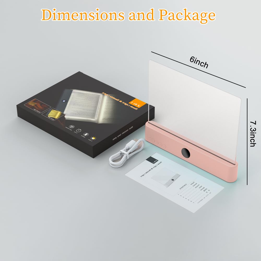 ZWJFDCBD Gift-ready reading light for book lovers and students