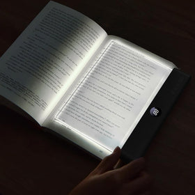 ZWJFDCBD book light with flat panel for even bedside reading