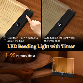 ZWJFDCBD timer-enabled book light helps manage reading time