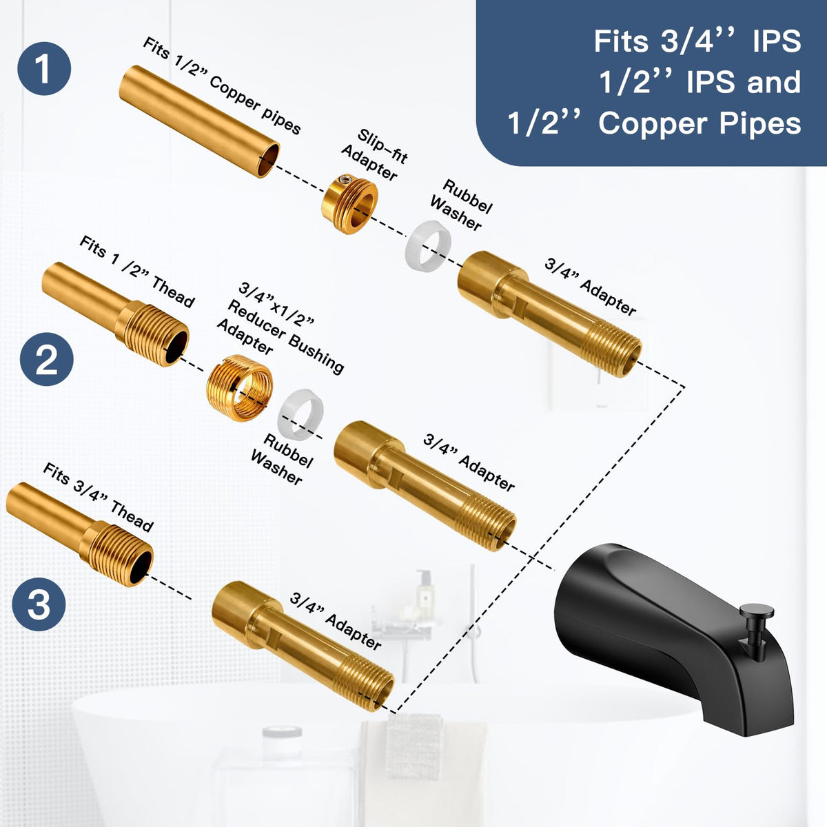 ZXFENG matte black finish resists fingerprints and water spots for simple maintenance
