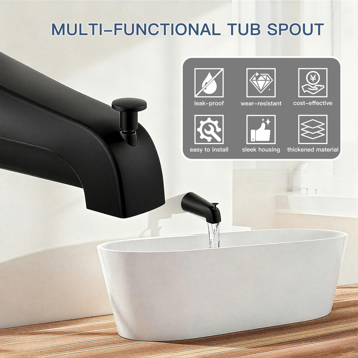 ZXFENG leak free design minimizes drips after installation and during daily use