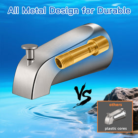 ZXFENG slip-on 1/2 copper option for secure installation