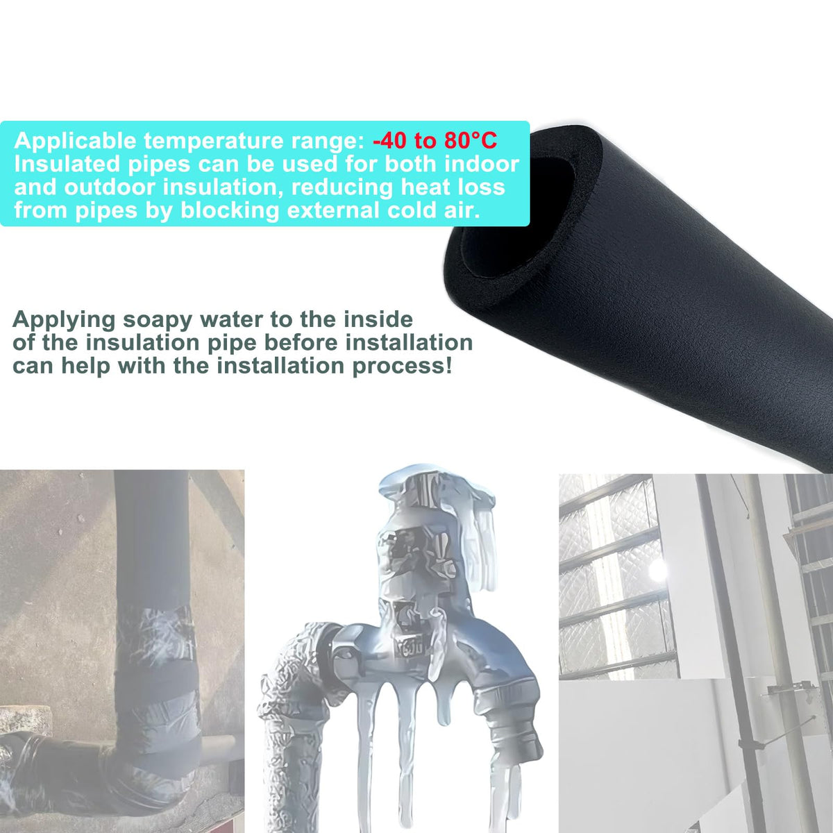 ZXTDBMBB flexible foam maintains insulating integrity with high elasticity