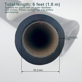 ZXTDBMBB insulation foam pipe 2in ID ready for easy installation and reliable protection