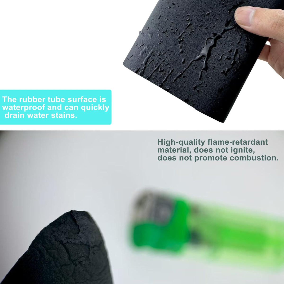 ZXTDBMBB weather resistant wrap shields outdoor pipes against temperature shifts