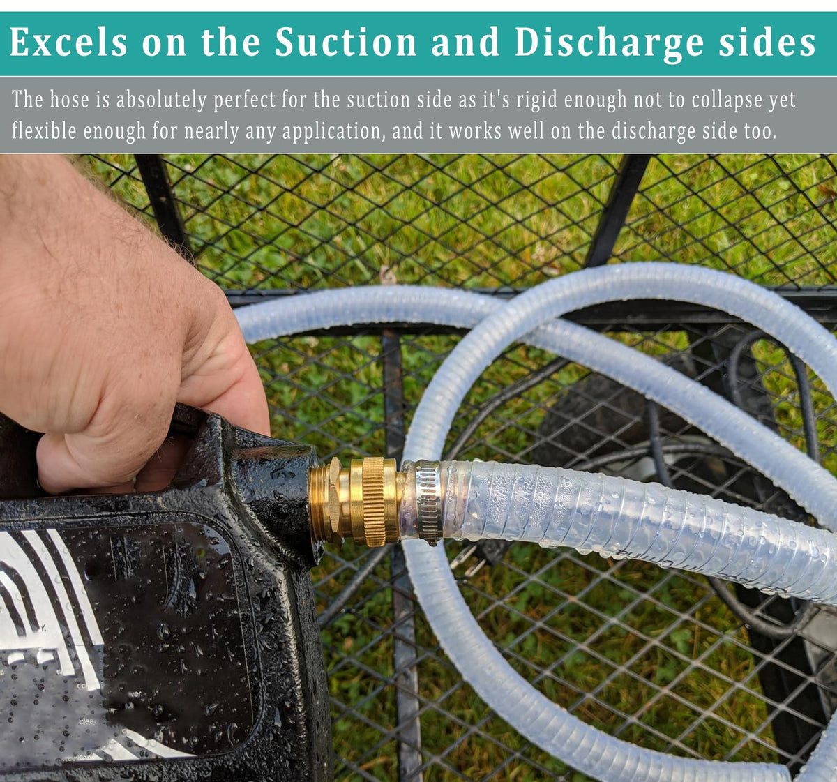 ZY-hosetube clear fuel hose supports safe fuel and oil transfer in marine and workshop settings