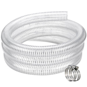 ZY-hosetube clear PVC hose 1-1/2in ID 10ft for visible flow and reliable suction