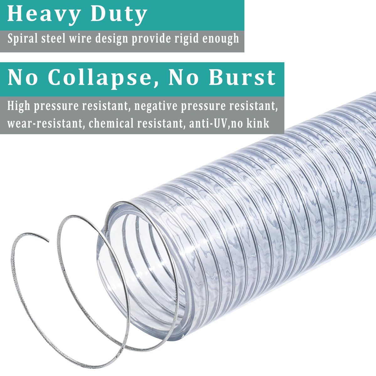 ZY-hosetube dust-collection hose ideal for workshop dust collection and debris transfer