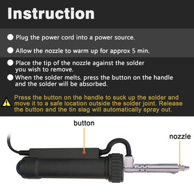 zycllycx desoldering pump nozzle set with three sizes for versatile joint fitting