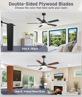 ZYD included 5-inch and 10-inch downrods for flexible installation.