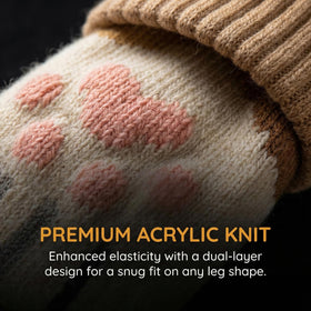 ZYGOTEE cat paw chair socks make a charming gift for cat lovers.