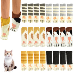 ZYGOTEE cat-paw chair socks in six colors protect floors and dampen chair noise.