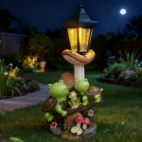 ZYLiWoo solar-powered garden light offers long-lasting illumination with zero wiring.