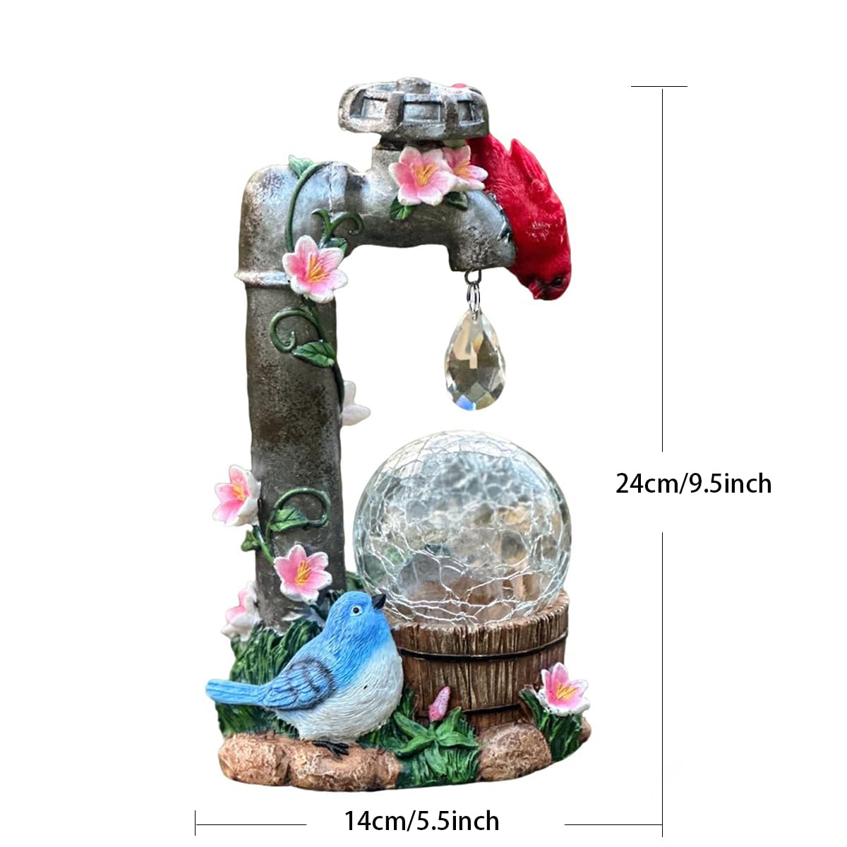 ZYLiWoo outdoor resin statue displayed on patio for inviting decor.