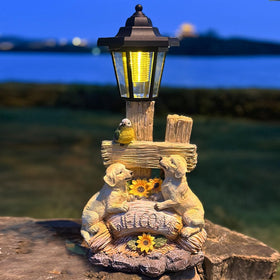 ZYLiWoo porch and balcony dog light decor creates inviting evenings outdoors.