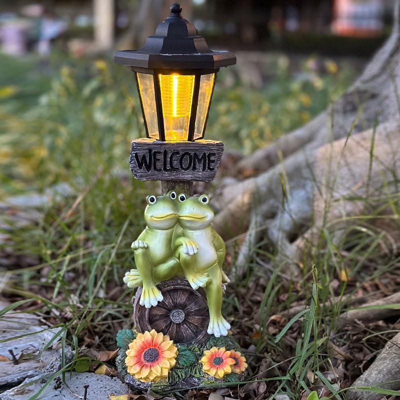 ZYLiWoo garden statue near seating area adds subtle focal point during evenings.