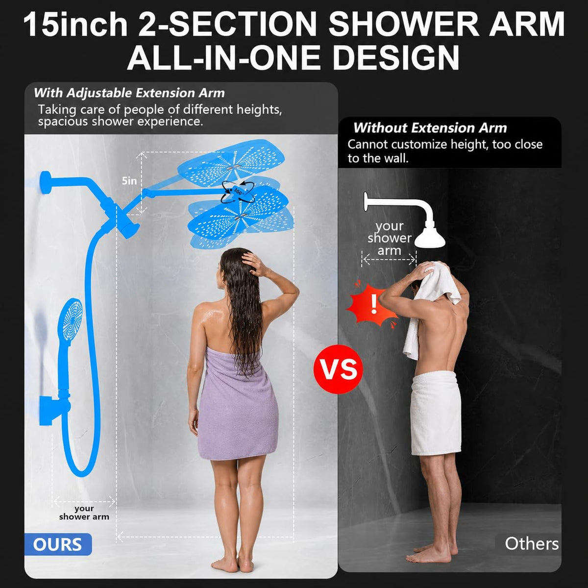 Zyora multi-mode handheld spray adapts to rinse, wash, or suds effortlessly.