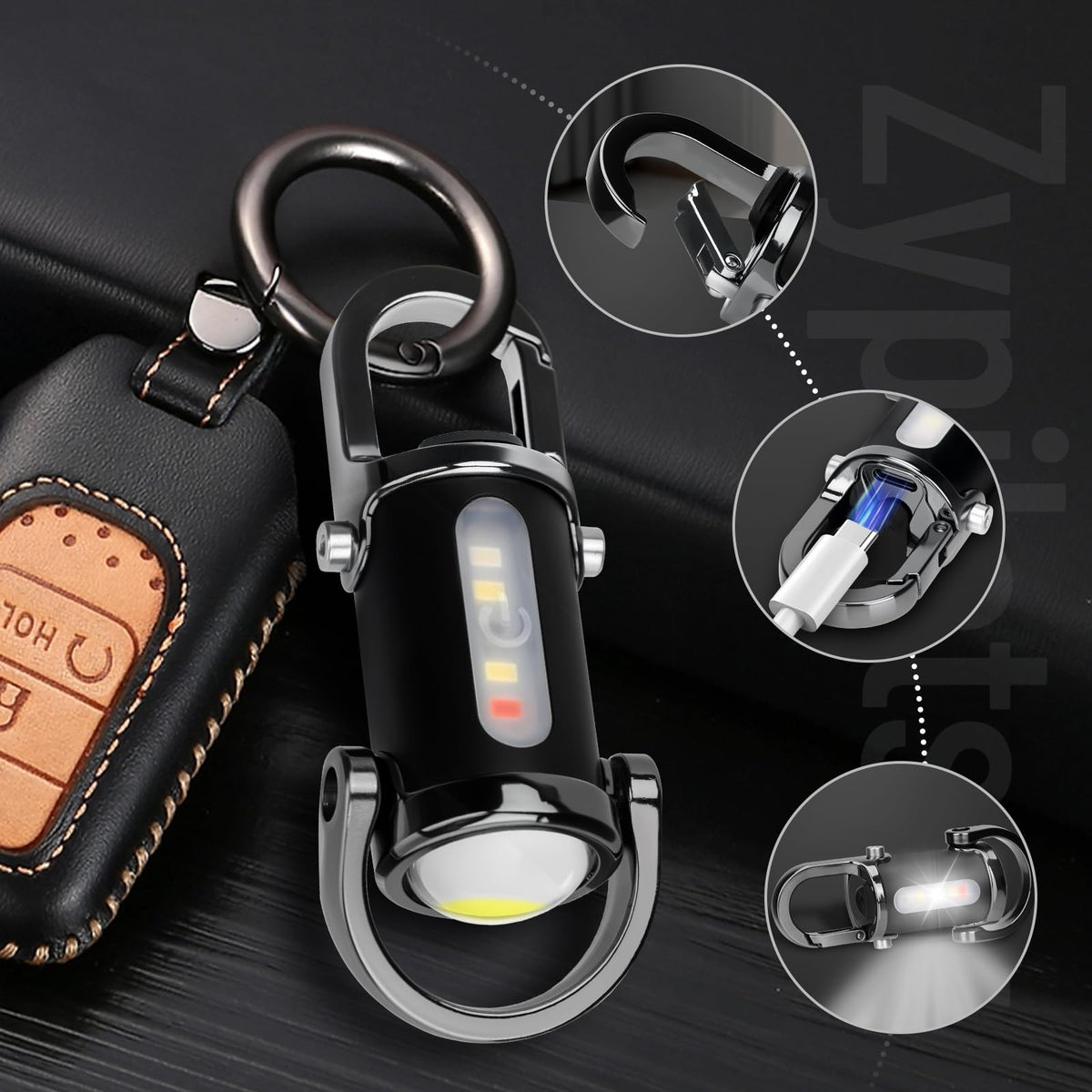Zypilatsry durable metal flashlight illustrating solid build for outdoor adventures.