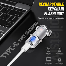 Zypilatsry waterproof metal body flashlight in rain-ready design for outdoor use.