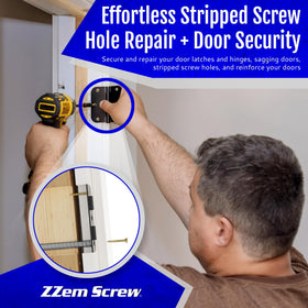 ZZEM SCREW drill bit set enabling precise wood hole repair