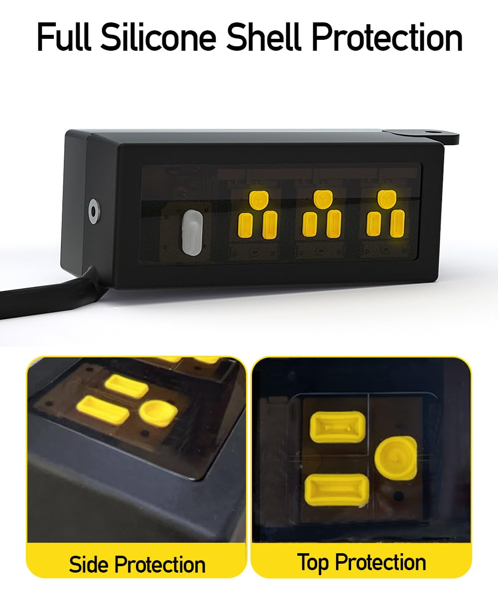 ETL listed safety features and 1200 Joules surge protection.